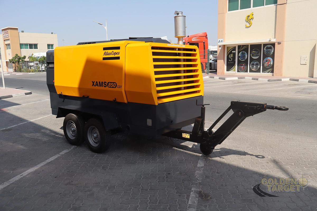 Used ATLAS COPCO XAMS 850 CD7 Air Compressor 2017