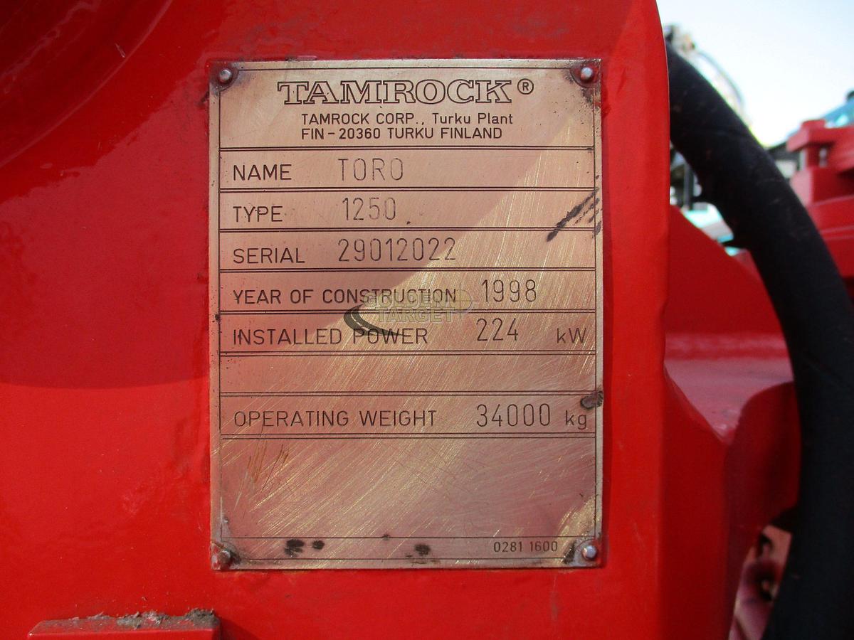 Used TAMROCK TORO 1250 Wheel Loader 1998
