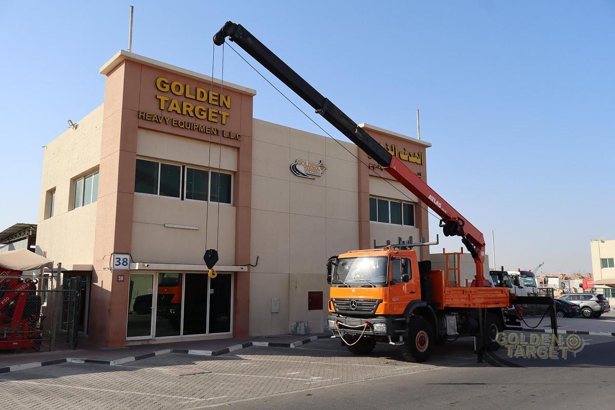 Used Mercedes Atego 1829 4x4 ATLAS 250.2T Crane 2008