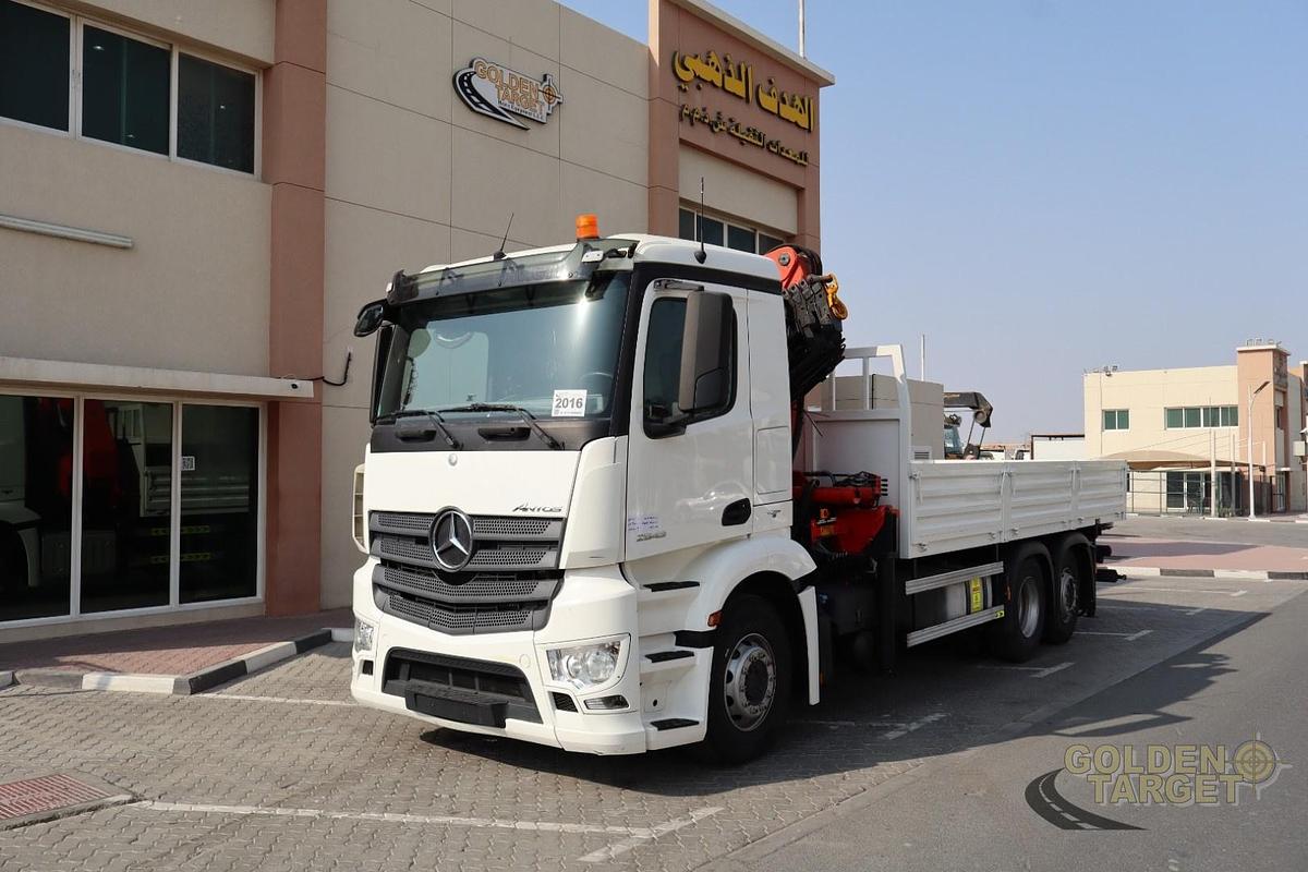 Used Mercedes Antos 2543 6x2 PALFINGER PK32080DF 2016
