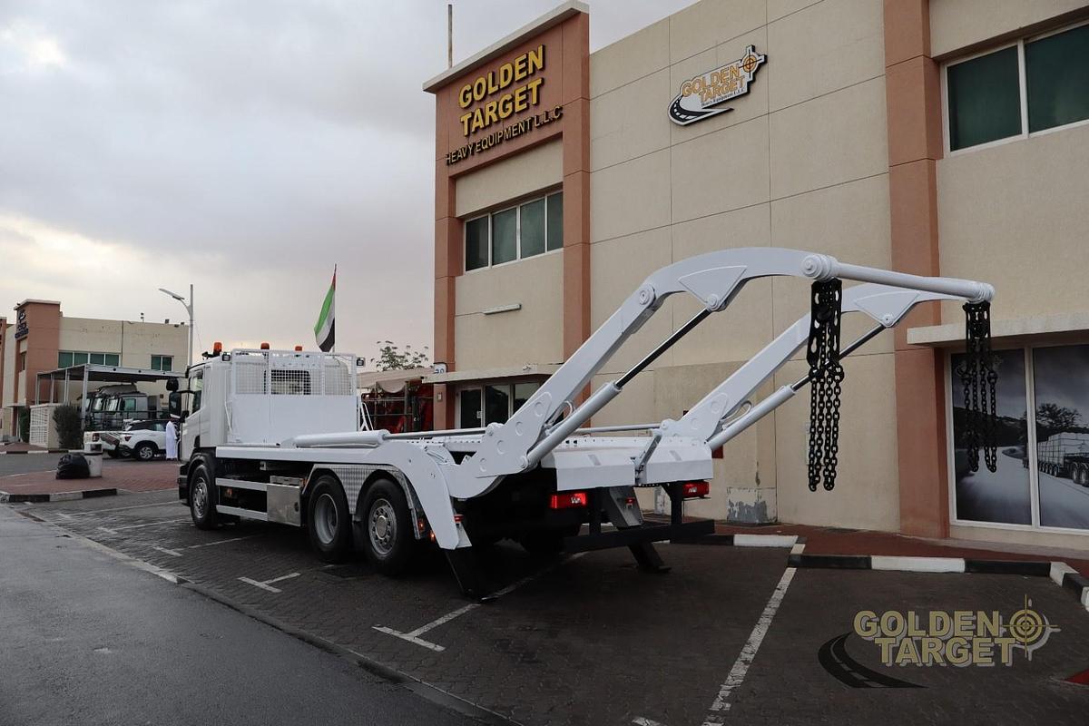 Used SCANIA P370 6x2 Double Skip Loader 2014