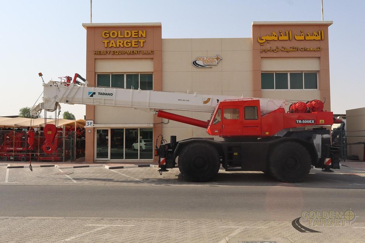 Used TADANO TEREX TR-500-EX 4x4 Rough-Terrain Crane 2005