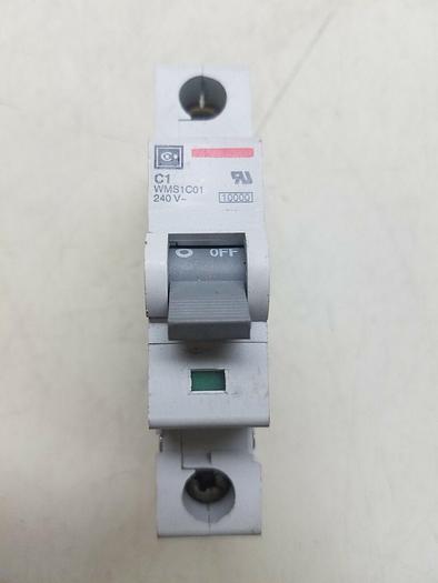 Used Cutler-Hammer WMS1C01 Circuit Breaker C1 WMS1C01 240V 6, 277 Poles 1