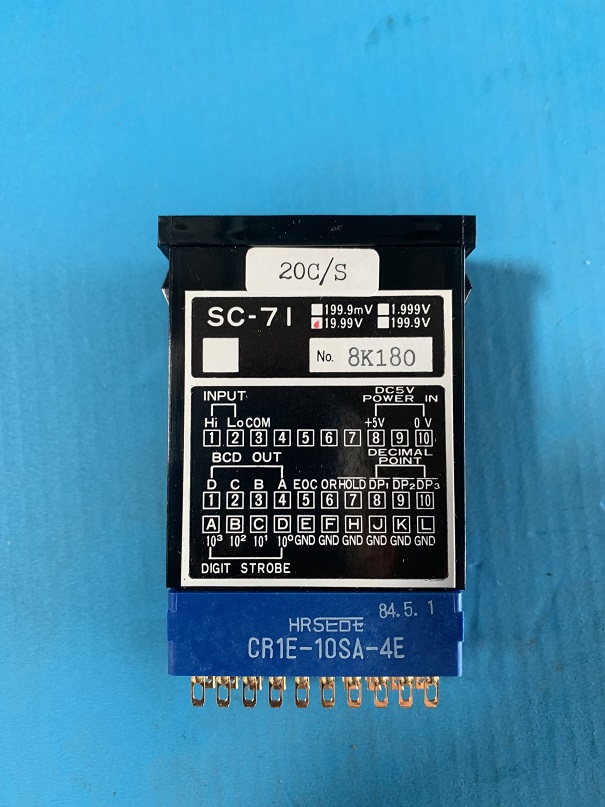 Used Triplett Digital Panel Meter SC-71