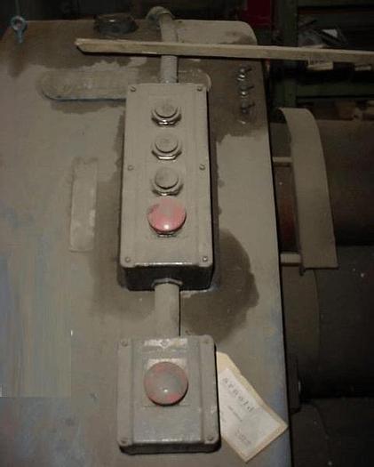Used 10 in. X 20 in. BUHLER THREE ROLL MILL  HYD. 25 HP 2 SPEED – #1014