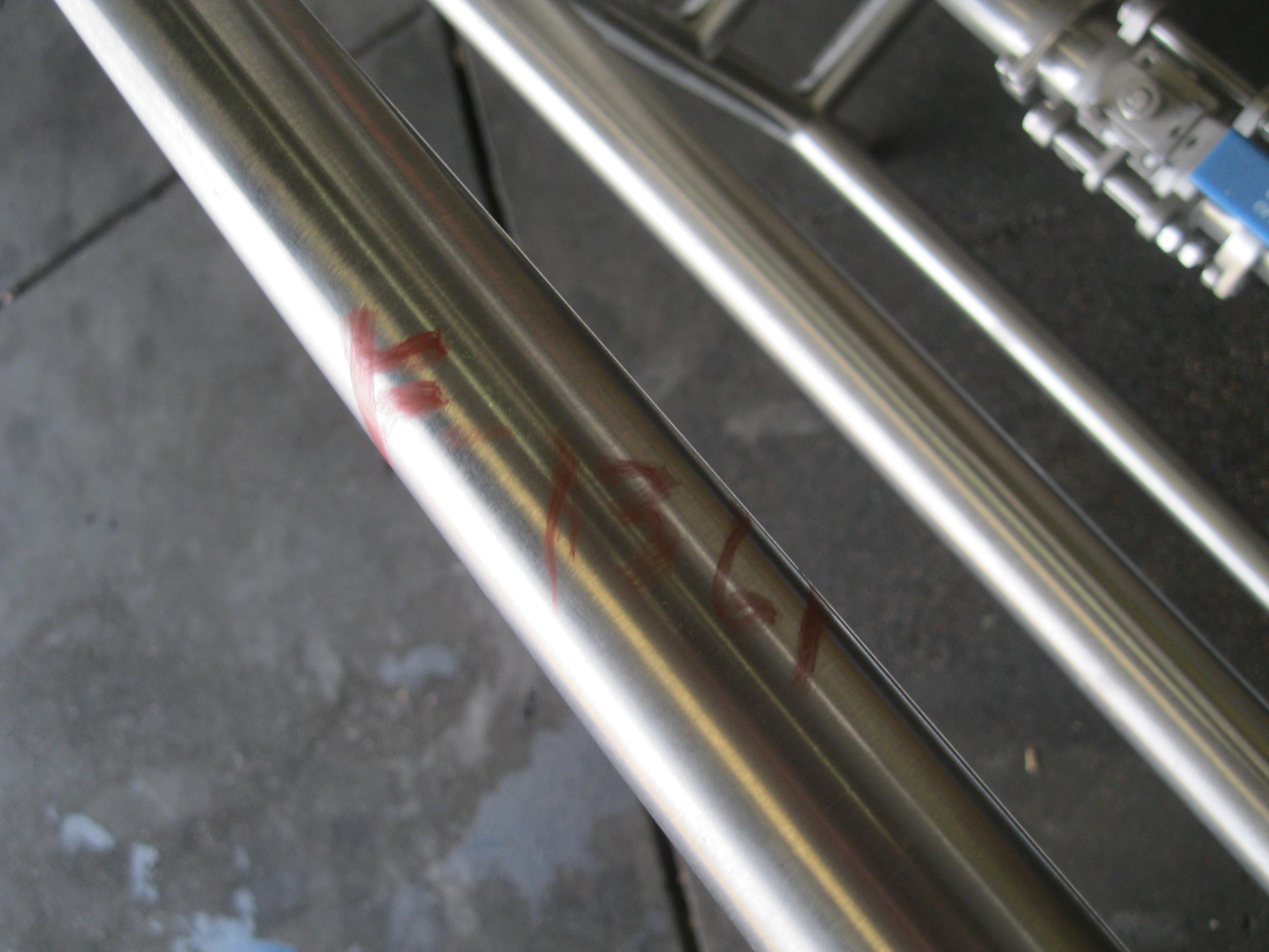 Used SANI-MATIC DUAL FILTER HOUSING (FOR CONTINUOUS FLOW ON STAND)