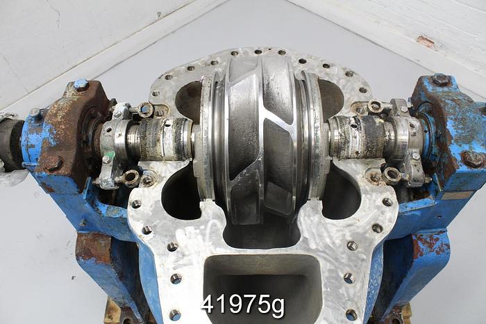 Used Goulds 3415 14x16x18 Split Case Pump, CF8M Casing, 6-Vane SS 17.1875 Impeller #41975