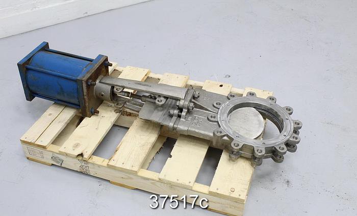 Used FNW 10" Air Operated Knife Gate Valve #37517