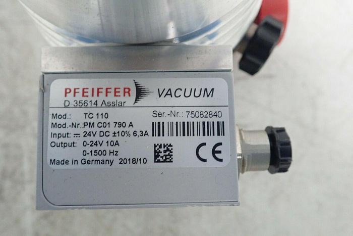 Used Pfeiffer HiPace 80 PM P03 940 A Turbo Pump with TC 110 Controller