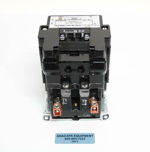 Used Square D 8502 SEO1 S Full Voltage AC Magnetic Contactor Type S + Auxiliary (7071