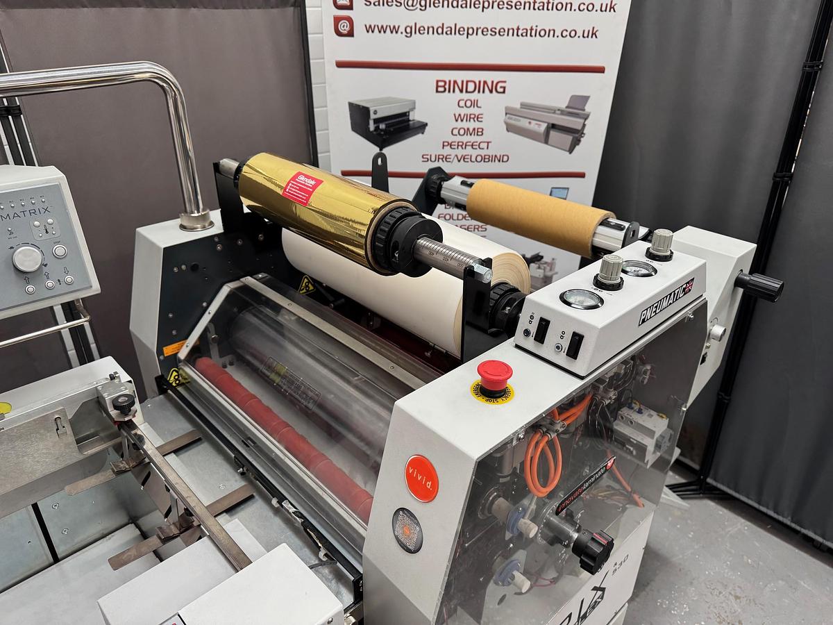 Refurbished Matrix 530DP Laminator with Omni-Flow Feeder