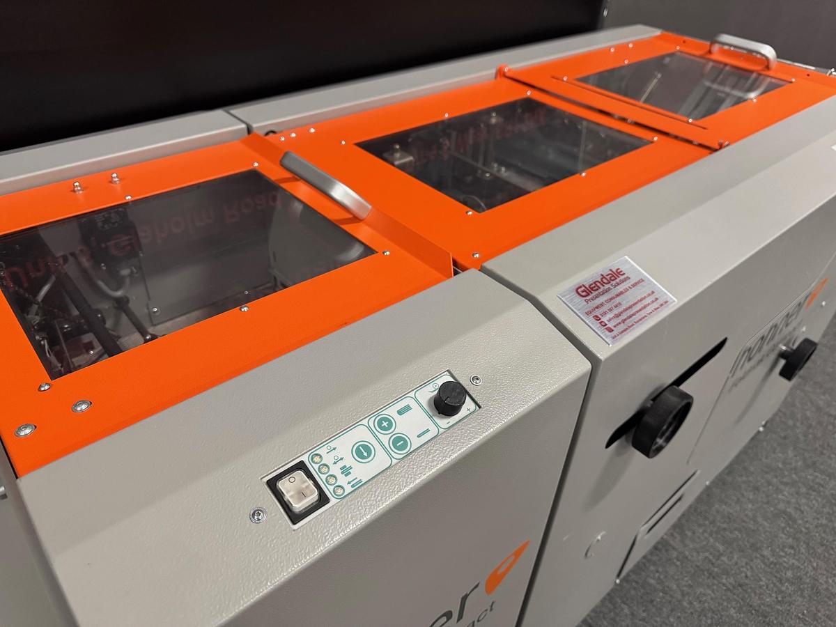 Used Hohner Compact Booklet Maker with Square Spine Unit