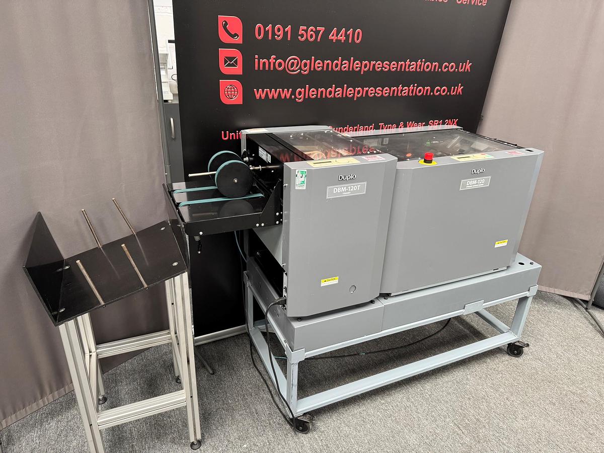 Refurbished Duplo DBM-120 Booklet Maker with Trimmer