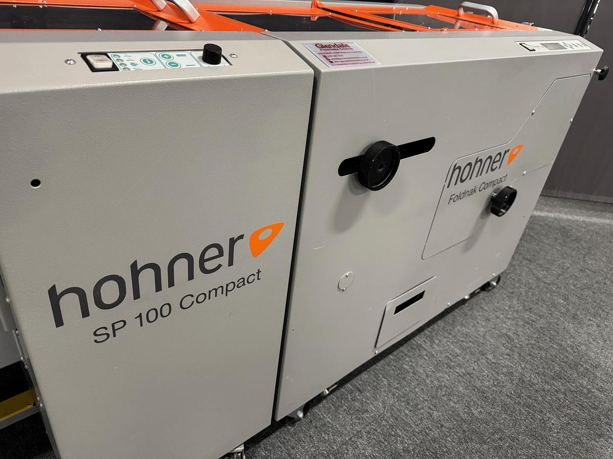 Used Hohner Compact Booklet Maker with Square Spine Unit