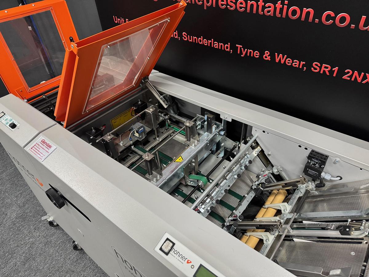 Used Hohner Compact Booklet Maker with Square Spine Unit