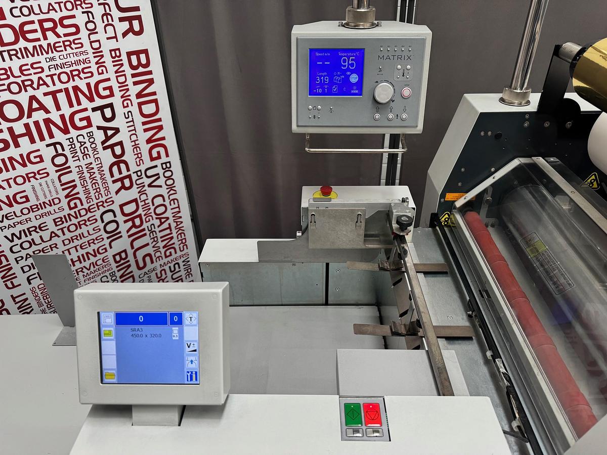 Refurbished Matrix 530DP Laminator with Omni-Flow Feeder