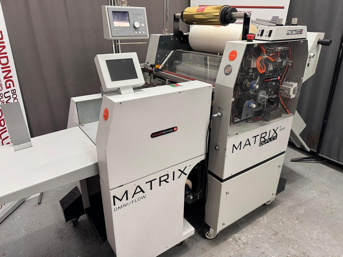 Refurbished Matrix 530DP Laminator with Omni-Flow Feeder