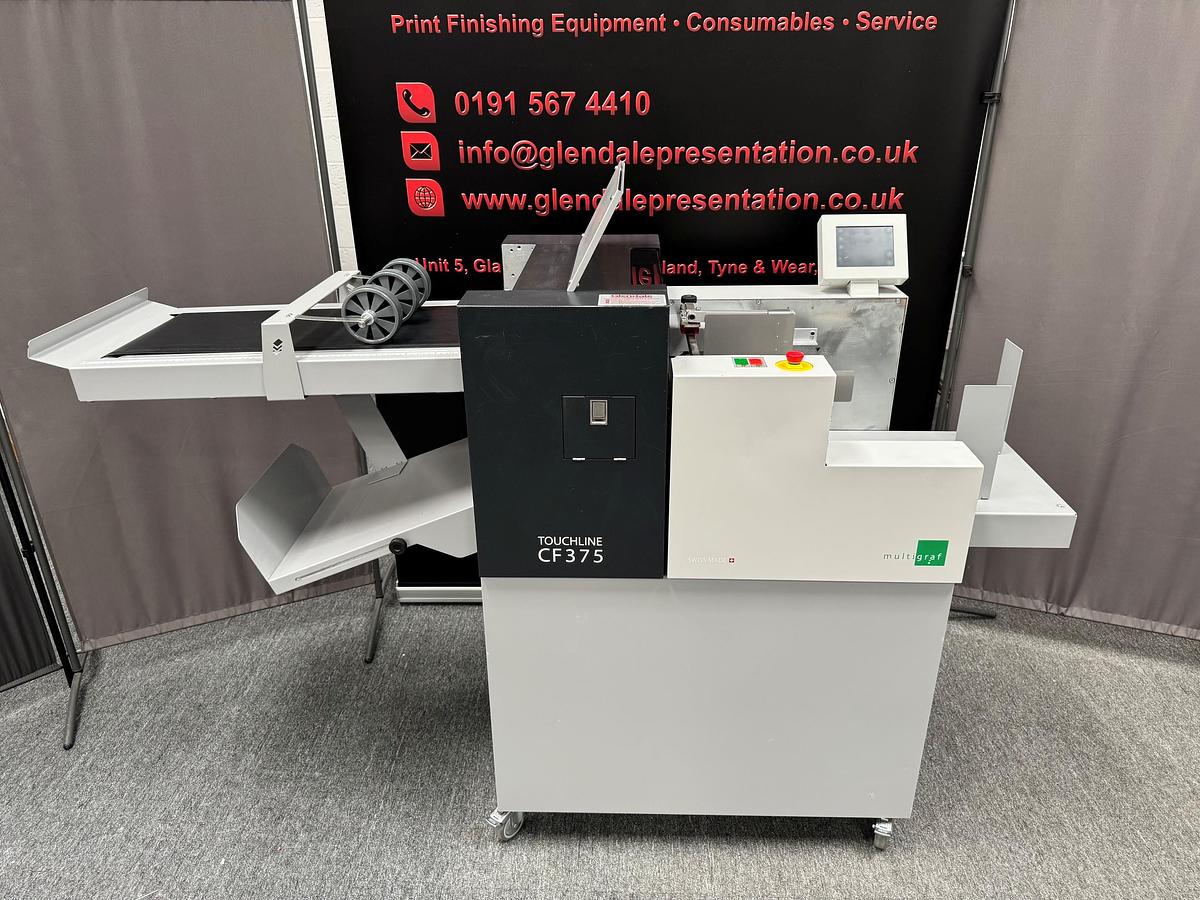 Refurbished Multigraf Touchline CF375 Creaser Folder