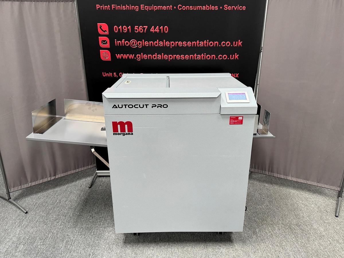 Used Morgana AutoCut Pro Creaser Cutter Slitter
