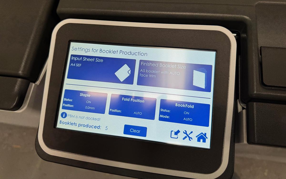 Refurbished Morgana/Plockmatic BM350 Booklet Maker System