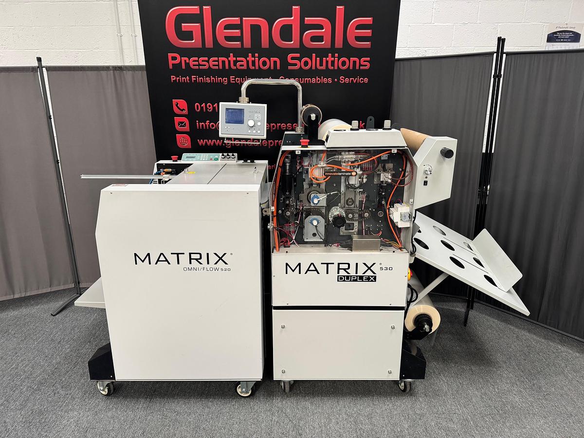 Refurbished Matrix 530DP Laminator with Omni-Flow Feeder