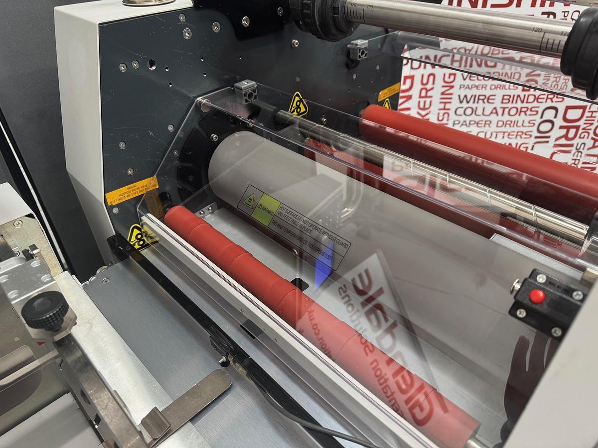 Refurbished Matrix 370P Metallic Laminator with Omni-Flow 380 Automatic Sheet Feeder