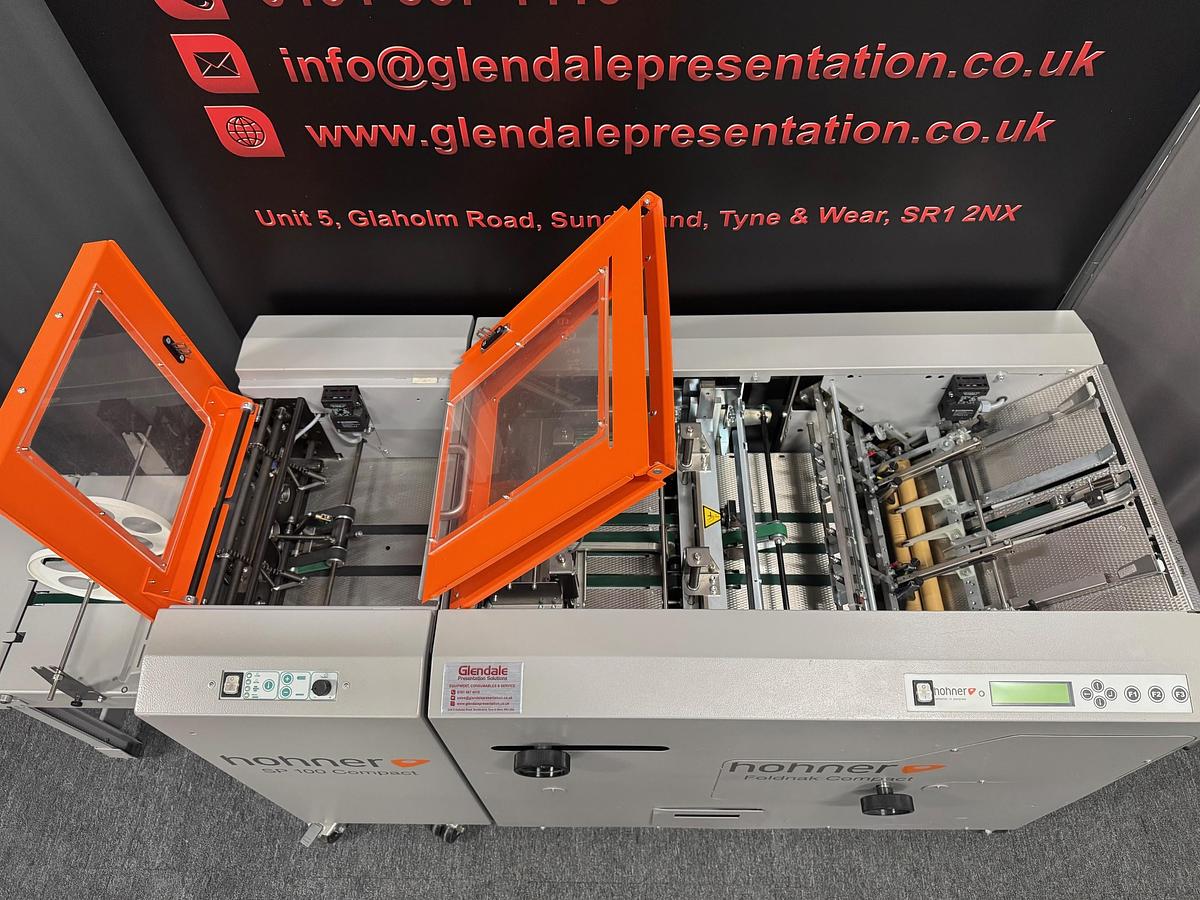 Used Hohner Compact Booklet Maker with Square Spine Unit