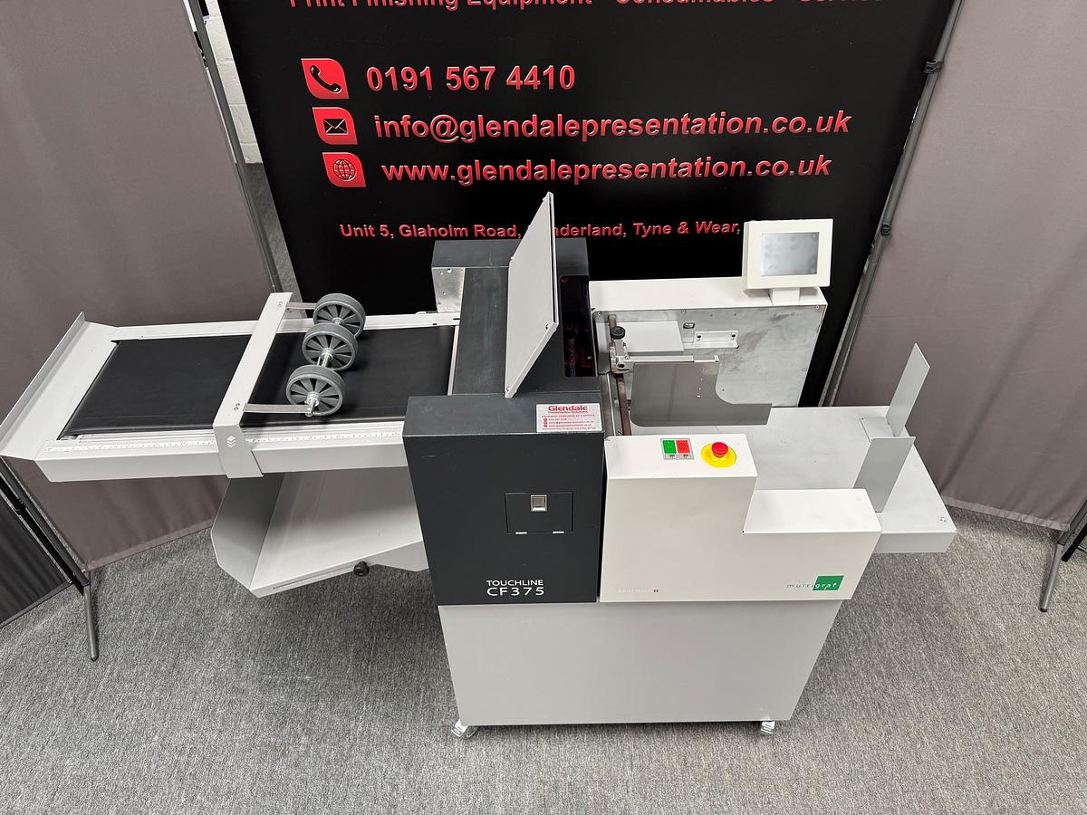 Refurbished Multigraf Touchline CF375 Creaser Folder