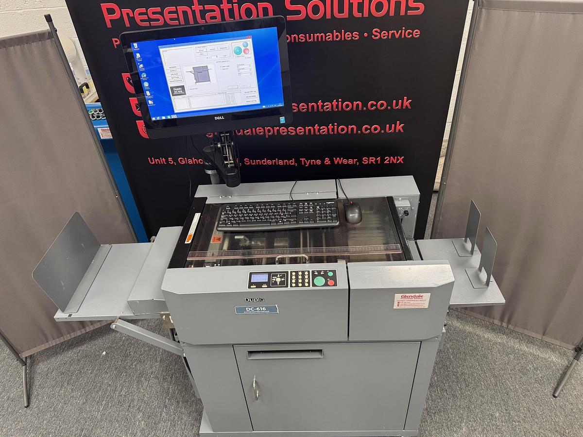 Refurbished Duplo DC616 Pro Slitter/Cutter/Creaser