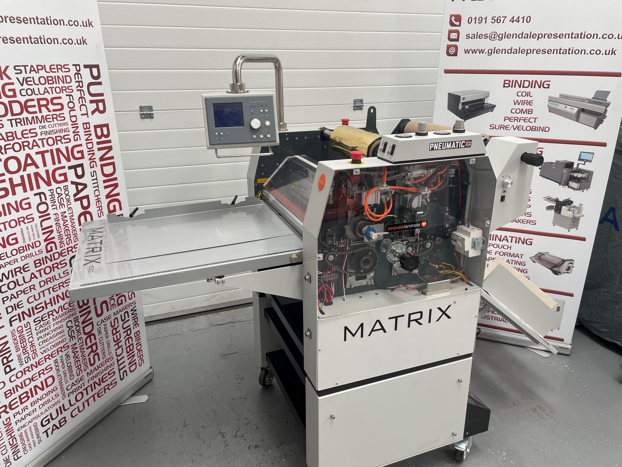 Used Matrix 5300P Laminator with Digital Foiling