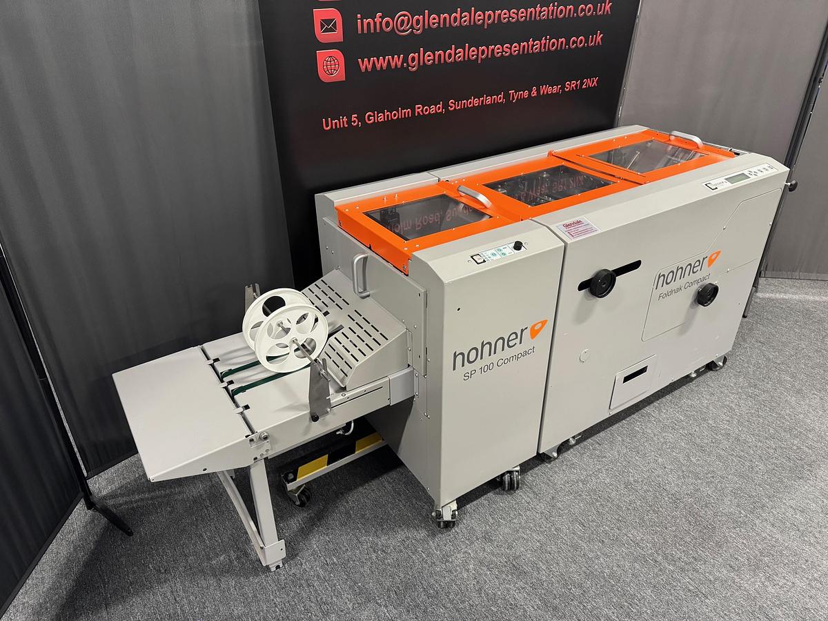 Used Hohner Compact Booklet Maker with Square Spine Unit