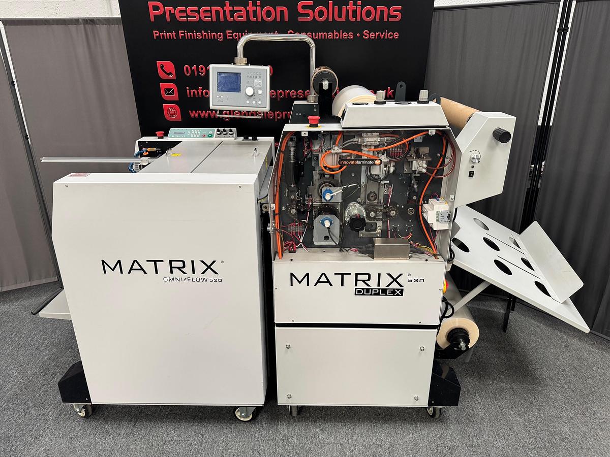 Refurbished Matrix 530DP Laminator with Omni-Flow Feeder