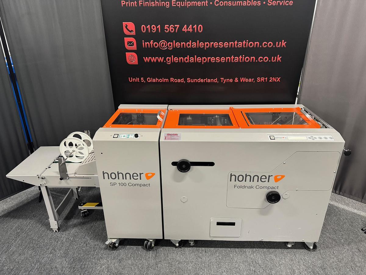 Used Hohner Compact Booklet Maker with Square Spine Unit