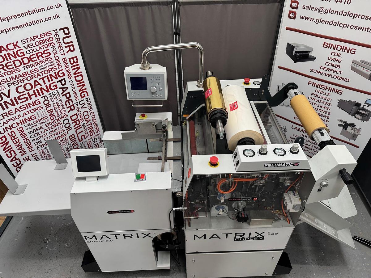 Refurbished Matrix 530DP Laminator with Omni-Flow Feeder