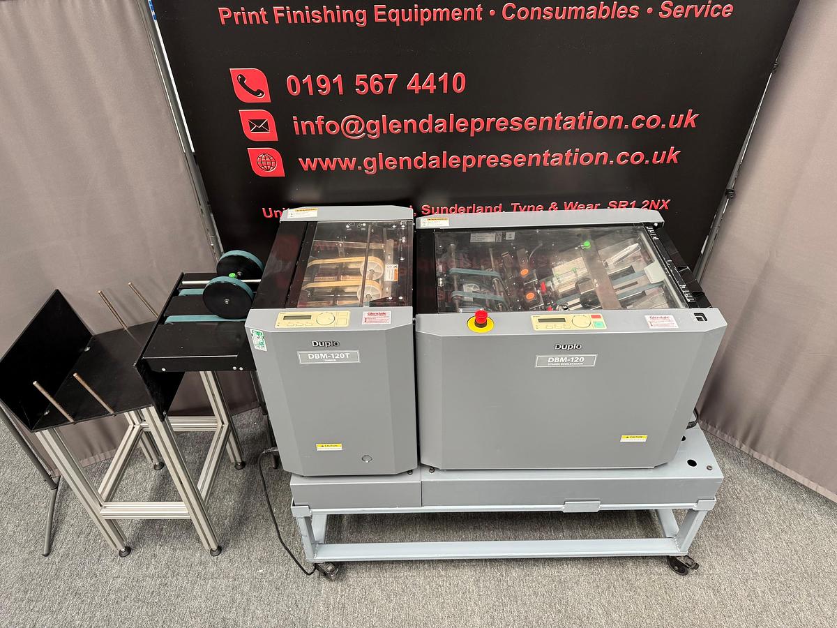 Refurbished Duplo DBM-120 Booklet Maker with Trimmer