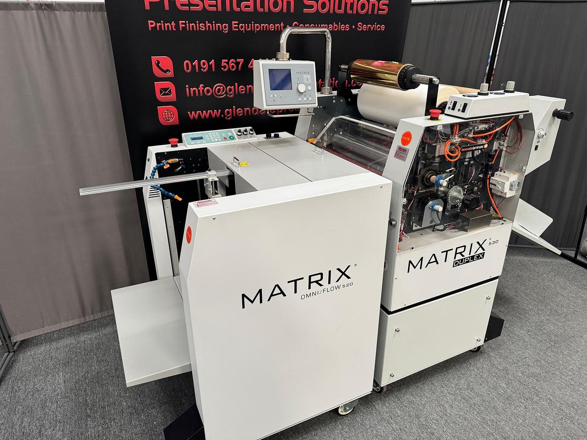 Refurbished Matrix 530DP Laminator with Omni-Flow Feeder