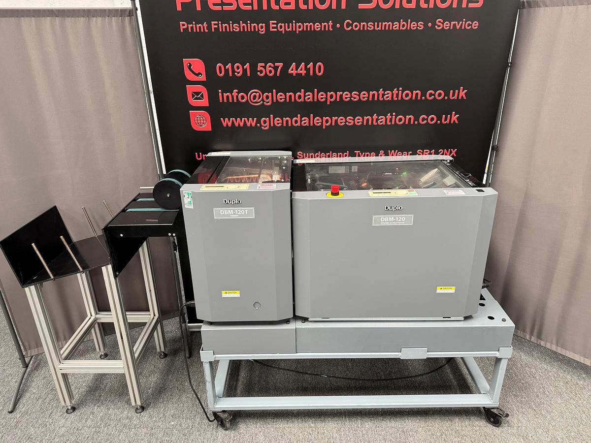 Refurbished Duplo DBM-120 Booklet Maker with Trimmer