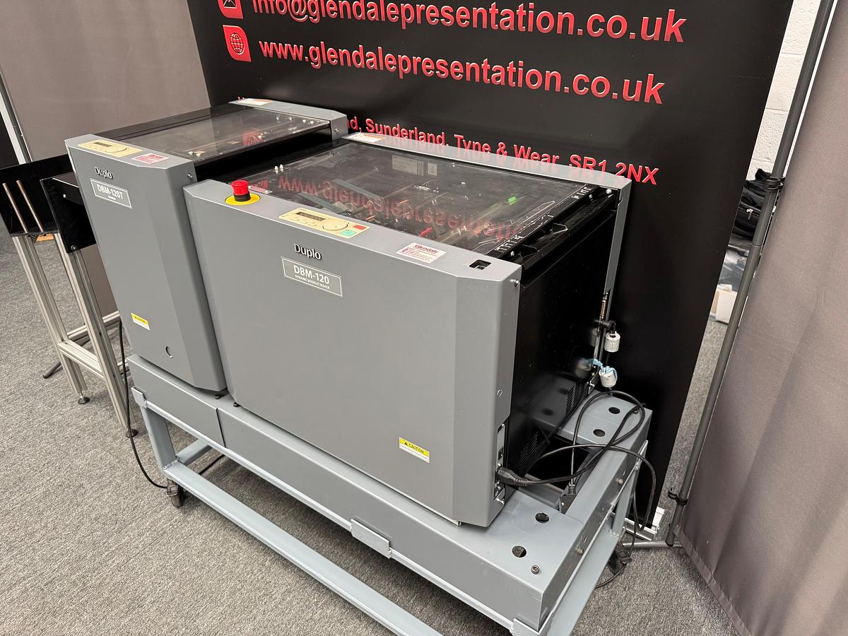 Refurbished Duplo DBM-120 Booklet Maker with Trimmer