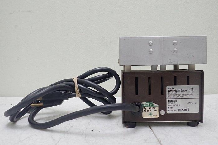 Used American Dade H2140-1 Tek-Pro Tek-Plate 20 Hot Plate