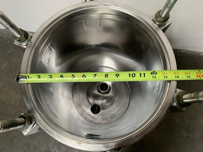 Used Stainless Fluid Products 12" Stainless Steel Stacked Filter Housing