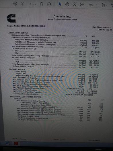 Used 2015 Cummins KTA38-M