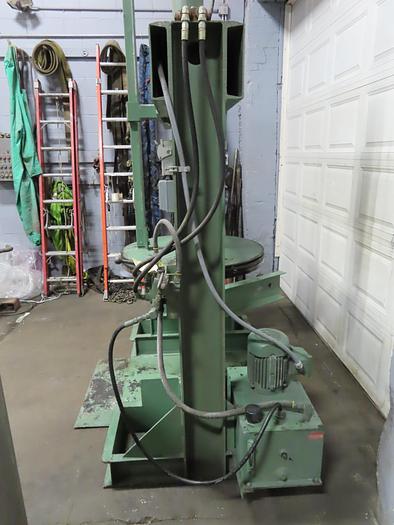 Used MYERS ENGINEERING HYDRAULIC RAM DISCHARGE PRESS