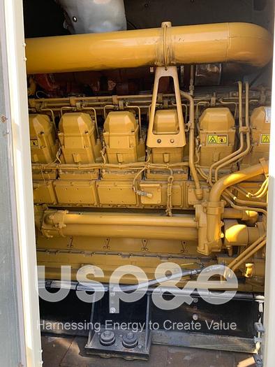 Used 9.8 MW 2012 Used Caterpillar TM 2500G8 Diesel Generator