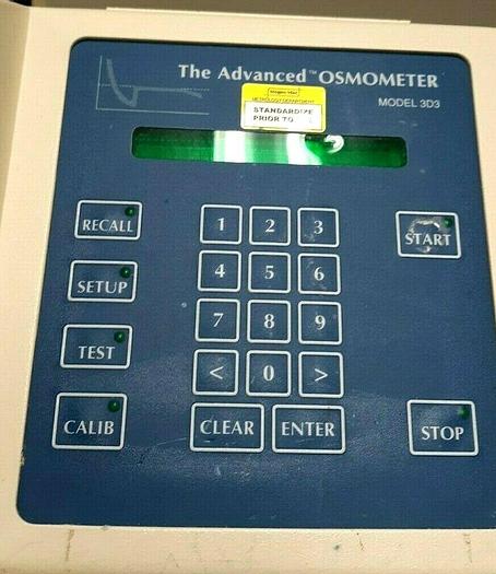 Used The Advanced Osometer Model 3D3 Single Sample Lab Equipment Medical