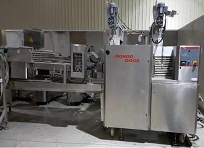 Usado RONDO DOGE LINE FOR MAKING FILLED PUFF PASTRY PRODUCTS