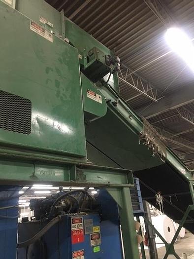 Used BLOAPCO 805 SERIES PIGGY BACK SHREDDER WITH CONVEYOR (NO BALER) S/N 960743 Pending JE