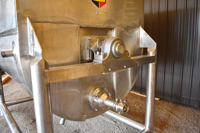 Used 100 CU. FT. SCOTT RIBBON BLENDER – S/S – JACKETED – 5 HP (#9636)