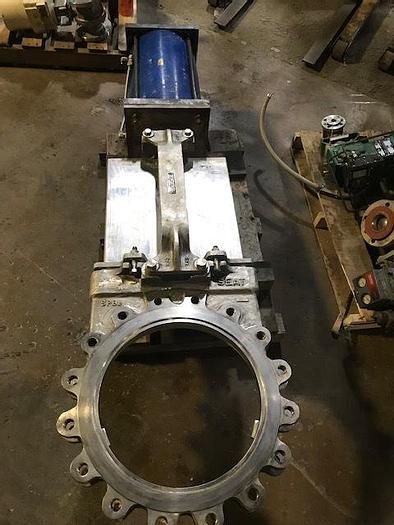 Used FNW MODEL 6500S18 18" SLIDE GATE VALVE PNEUMATIC