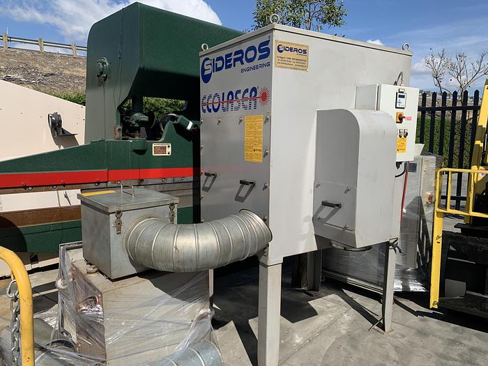 Used SIDEROS ECOLASER ECO4EX DUST COLLECTOR FOR CNC LASER PLASMA CUTTING