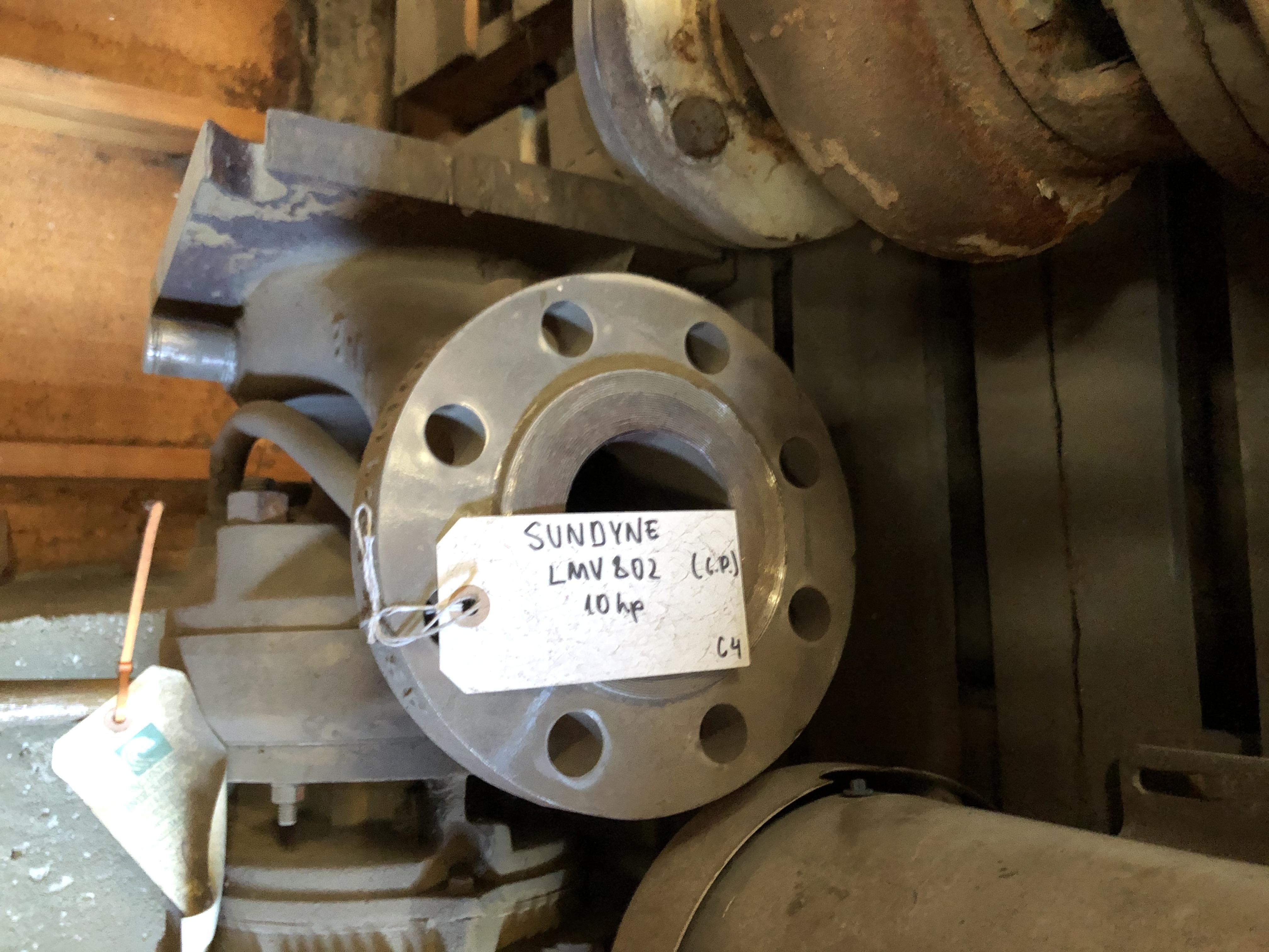 Used SUNDYNE LMV802 CENTRIFUGAL PUMP